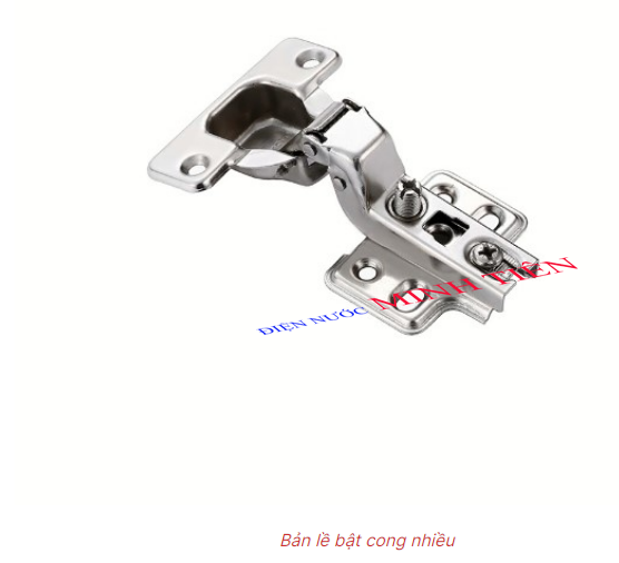 Bản lề tủ thẳng, cong vừa, cong nhiều