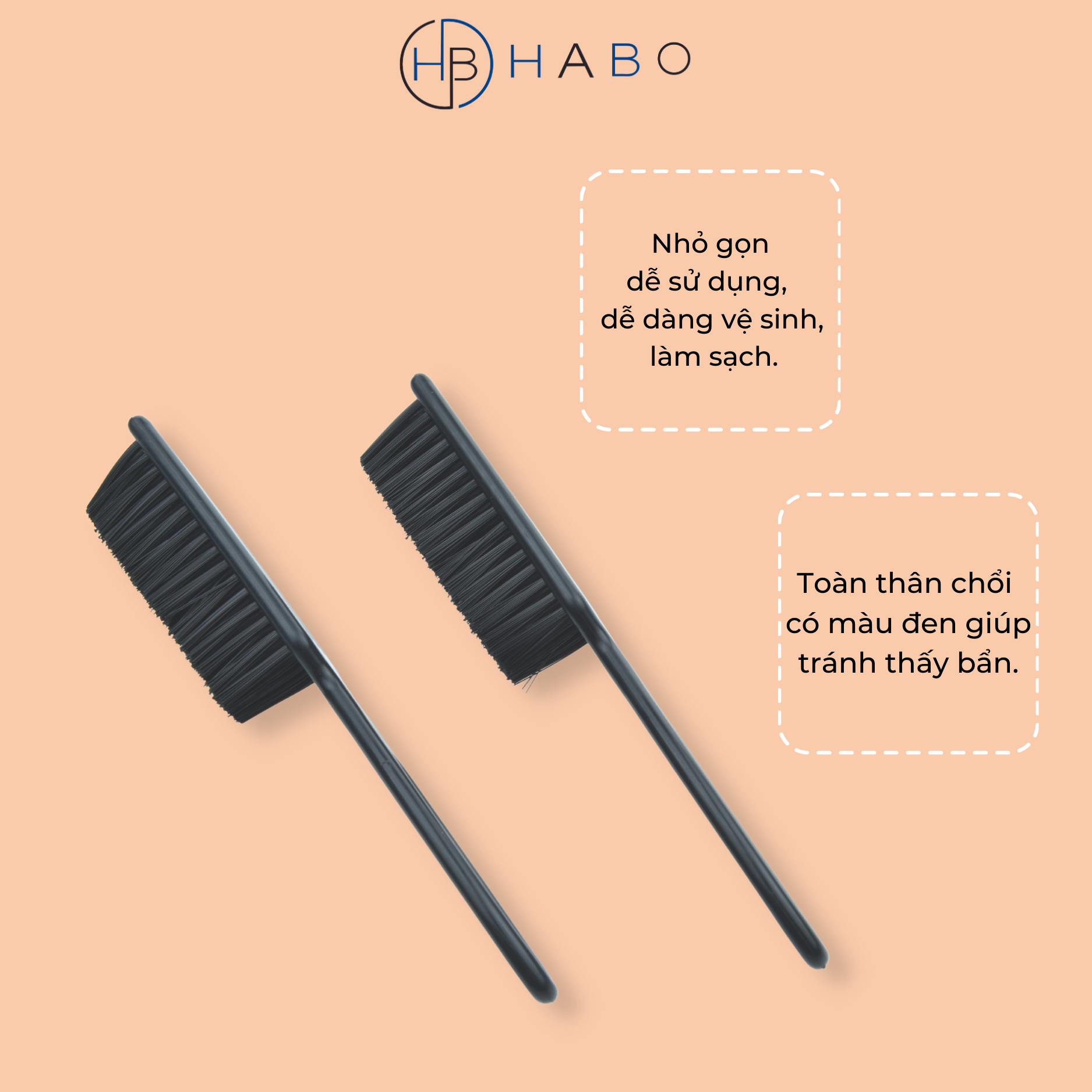 Lược phủi tóc, cọ phủi tóc, chổi phủi tóc chuyên Fade cho thợ tóc, barber shop