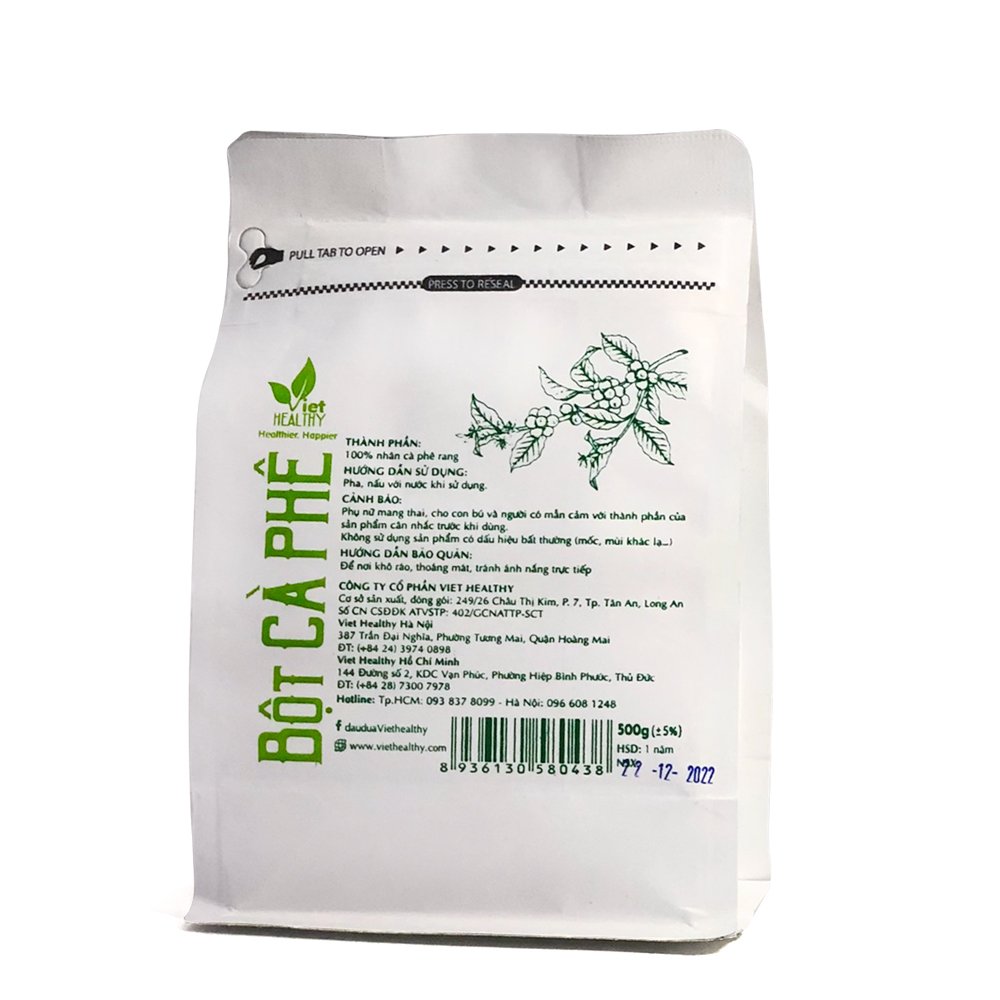 Bột Coffee Enema Viet Healthy 500g