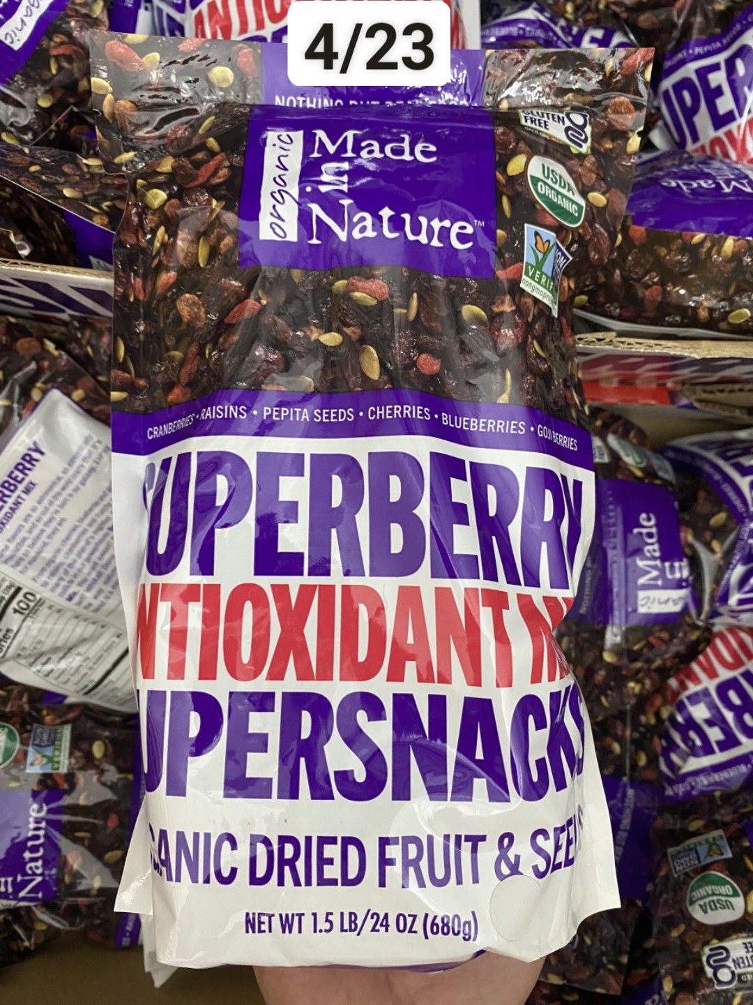 Made In Nature Superberry Antioxidant Supersnack 680g