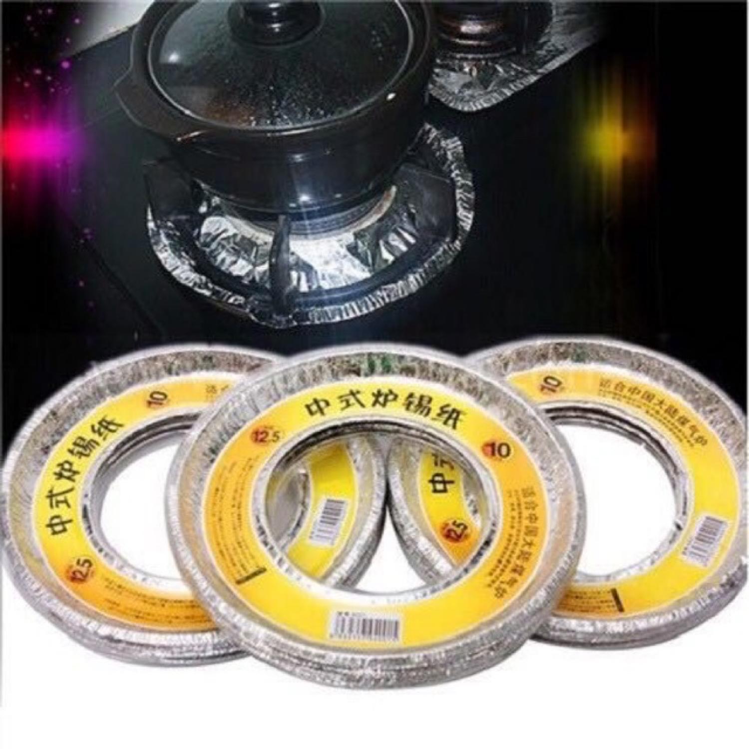 Vỉ 10 miếng lót bạc bếp ga