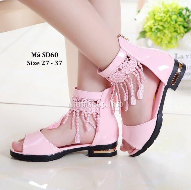 Giá bán Dép Sandal Bé Gái 3 - 6 Tuổi Điệu Đà Và Phong Cách SD60
