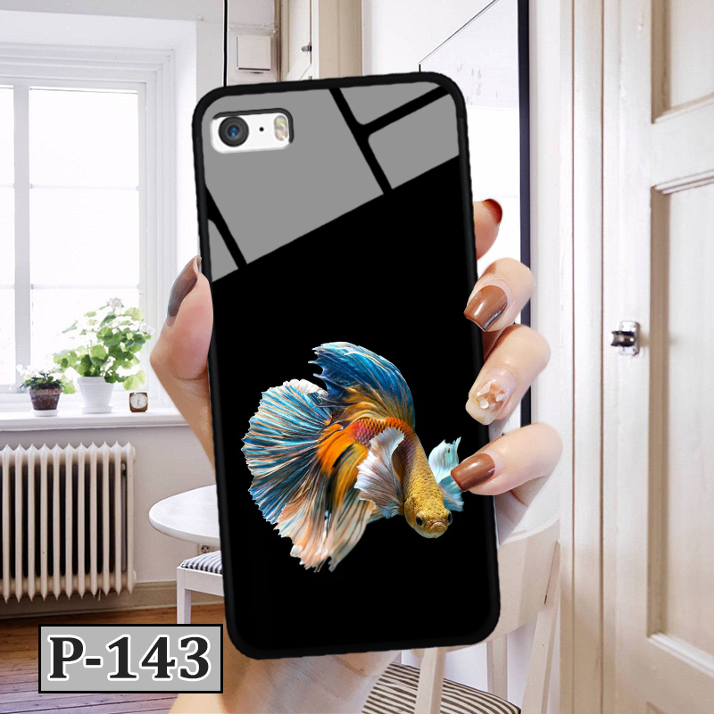 Ốp điện thoại IPHONE 5S - lưng kính in hình 3D