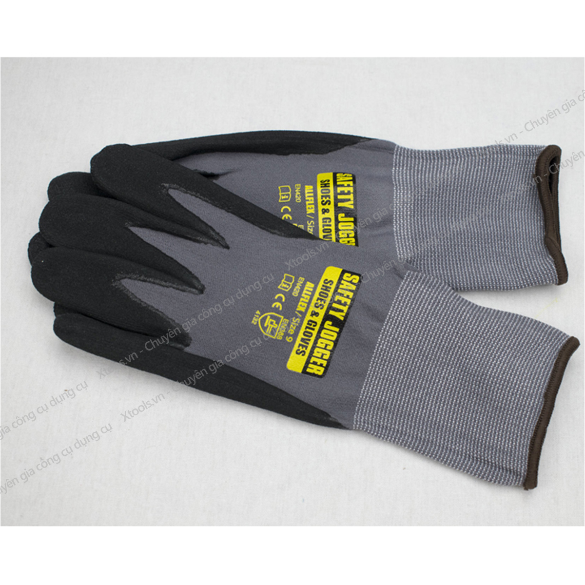Protective gloves multi-purpose jogger Allflex gloves labor protection multi-purpose, độ high craftsmanship, anti-oil, chemicals, breathable [XTools] [xsafe]