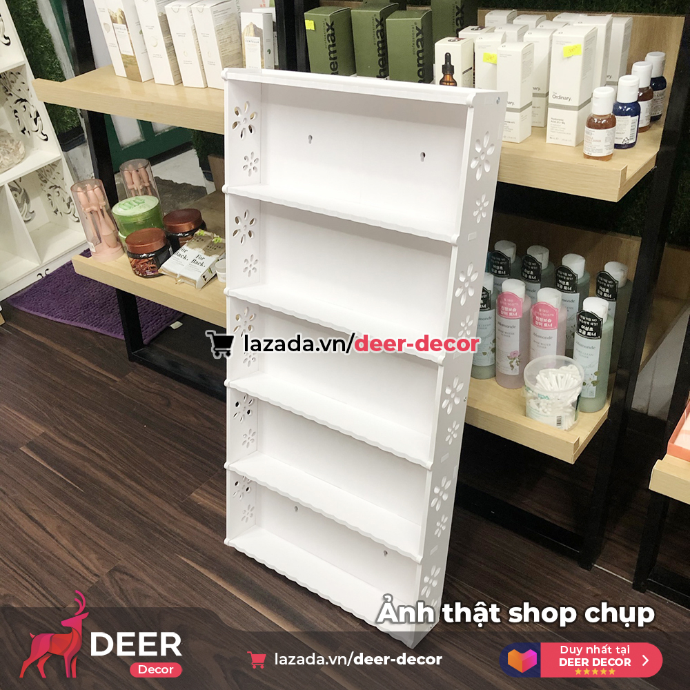 Kệ Để Nước Sơn - Để Mỹ Phẩm Treo Tường - DEER DECOR