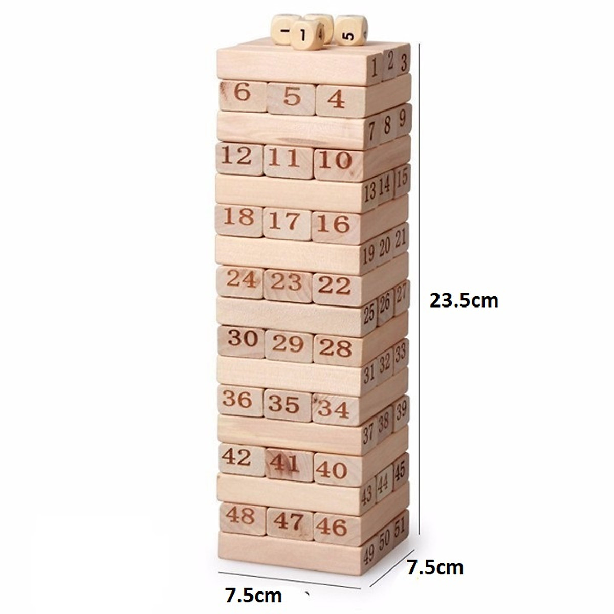 Đồ chơi rút gỗ số loại lớn . - 53001
