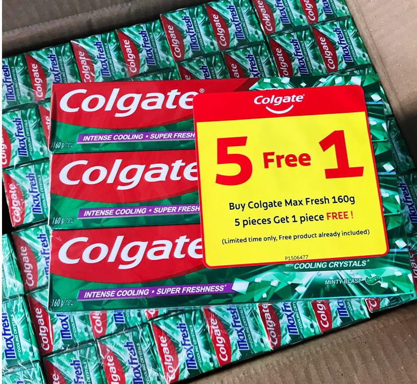 Kem đánh răng Colgate Maxfresh Thái Lan 155g