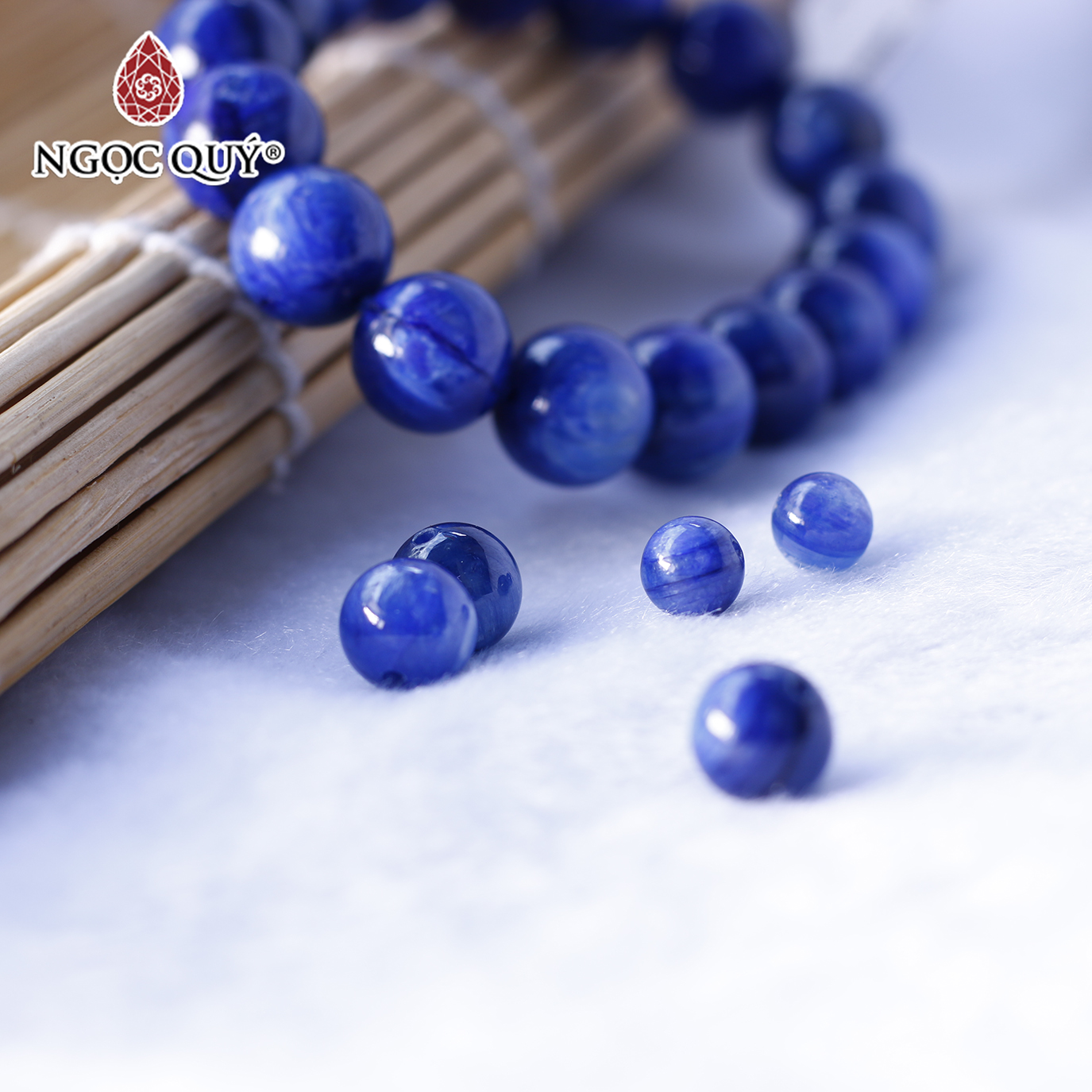 Hạt lẻ đá Kyanite mệnh thủy mộc - Ngọc Quý Gemstones