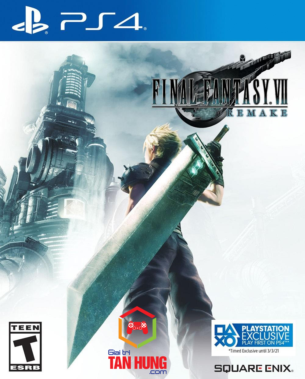 Đĩa Game Ps4 Ps5 Final Fantasy VII Remake