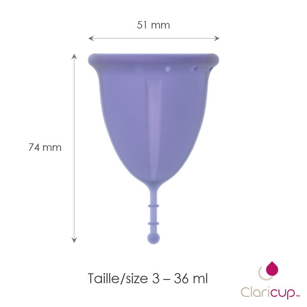 Cốc nguyệt san Claricup kháng khuẩn