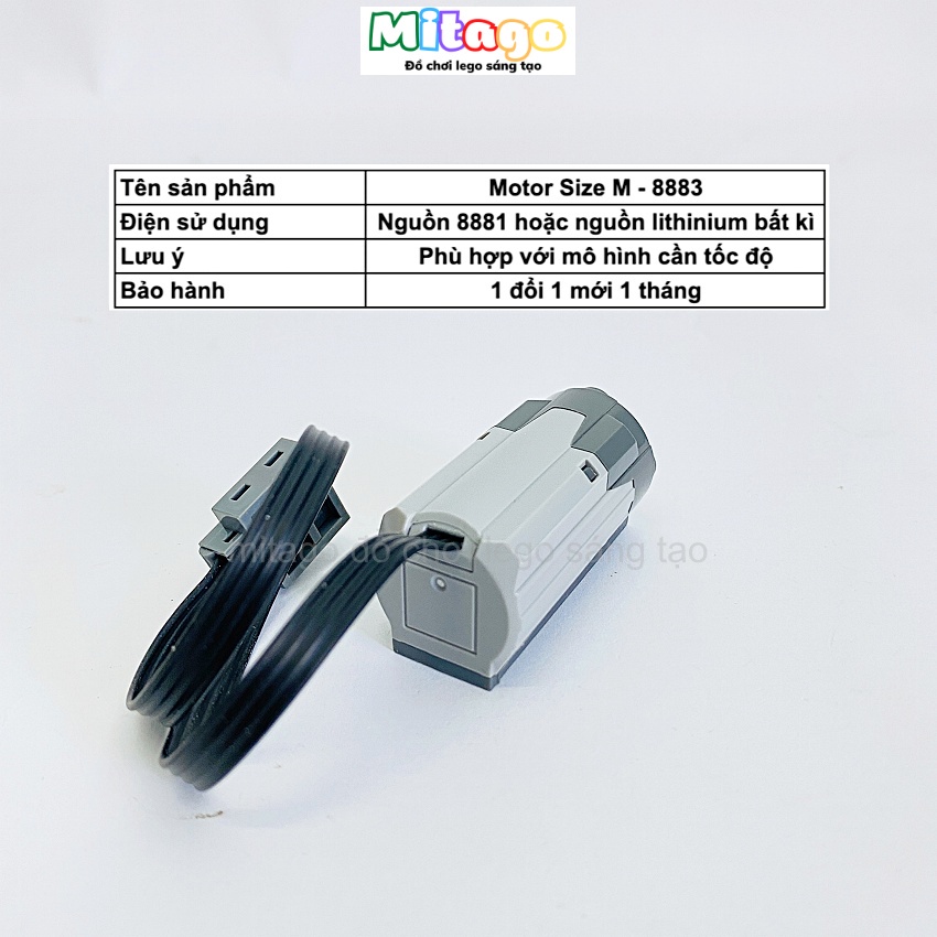 Mô hình lắp ráp Động cơ technic motor M tương thích 9686 bảo hành 1 đổi 1