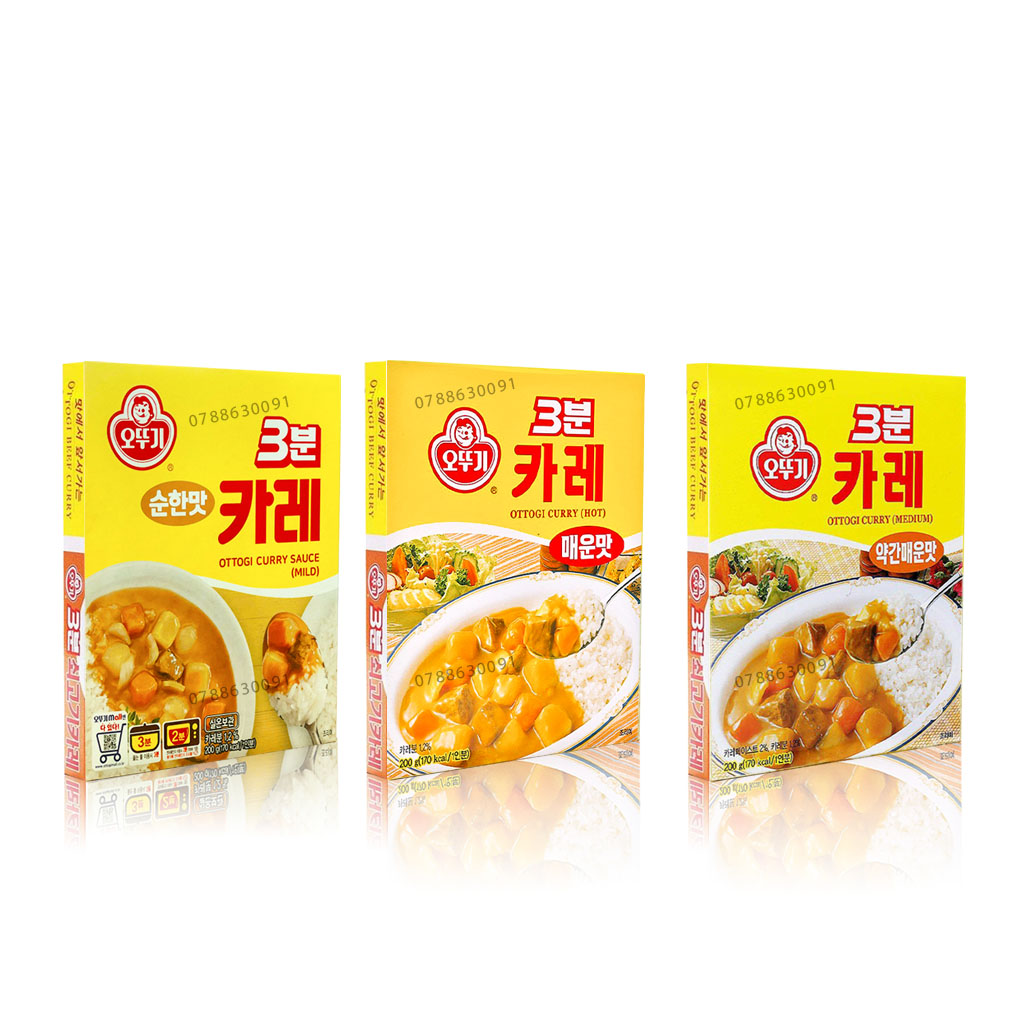Sốt cà ri hàn quốc ottogi hộp 200gr - hàng nhập khẩu