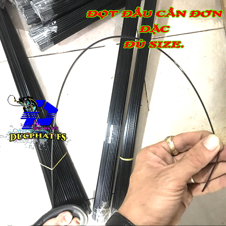 Solid Hand Fishing Rods of All Sizes (3.4 -> 5.0Ly)