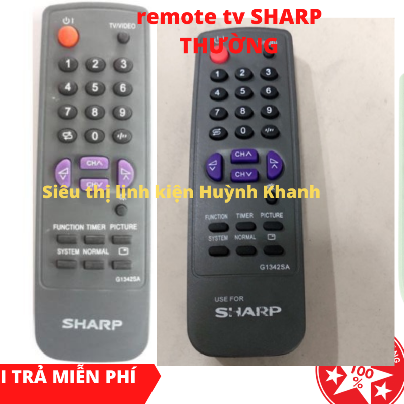 Bảng giá REMOTE TV SHARP THƯỜNG ( ĐỜI CŨ) CHÍNH HÃNG