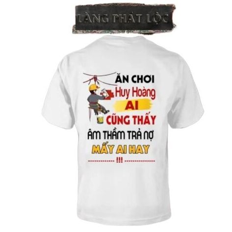 Áo Thun Độc Lạ - Áo Thun In 3D Mặt Sau Thời Trang