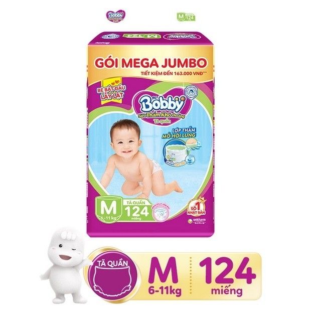 Tã quần Bobby M124
