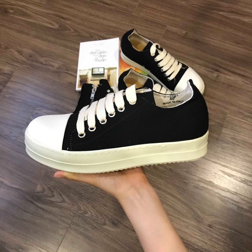 GIÀY Sneakers Nam Nữ RICK OWEN Đế Thơm Vani.