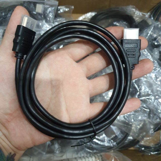 Cáp HDMI dây dù 1.5M/ 3M/ 5M - Full HD 1080 - (Dây đen & Xám)