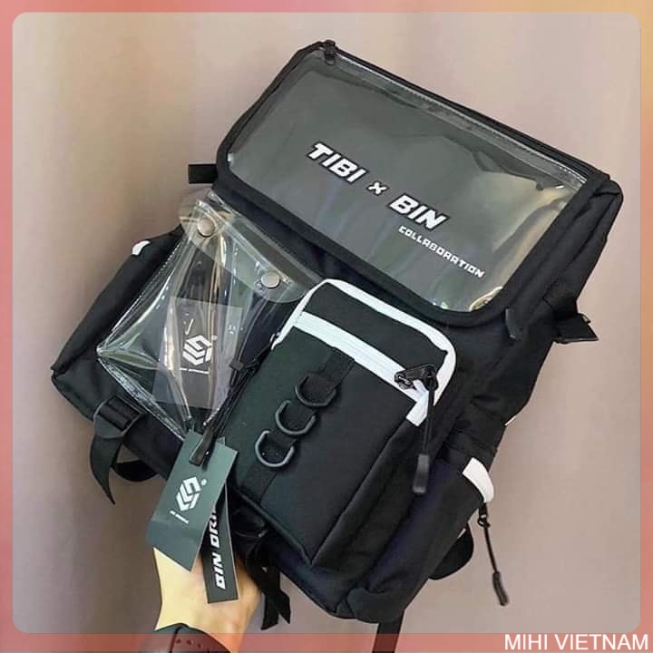 Balo thời trang unisex học sinh sinh viên tibi
