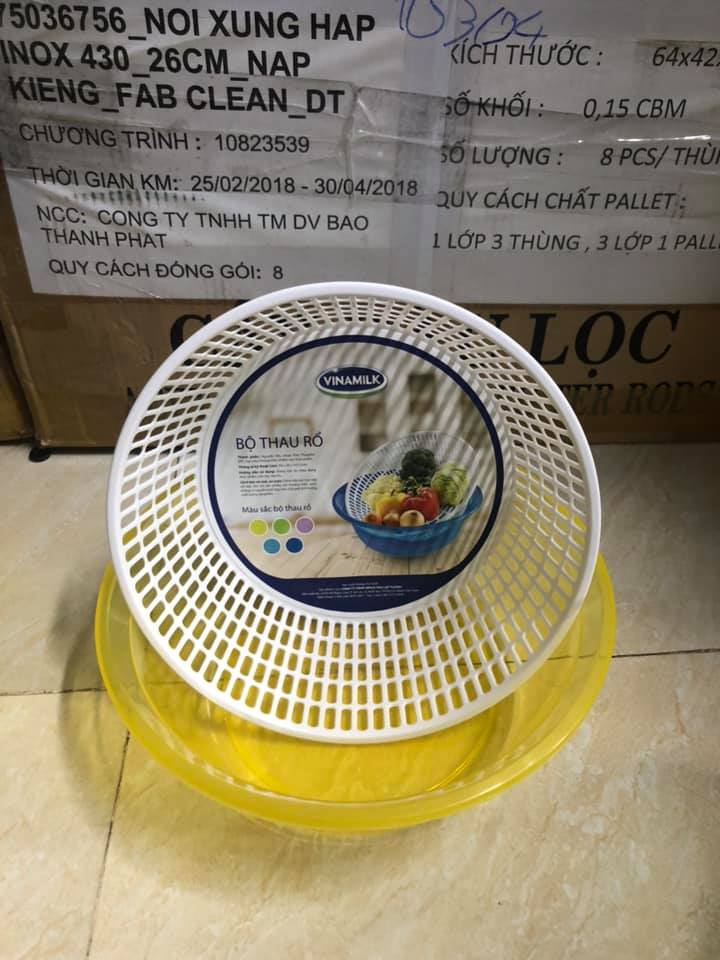 🥗🌺SET 5 BỘ THAU RỔ QUÀ TẶNG VINAMILK🥗🥗