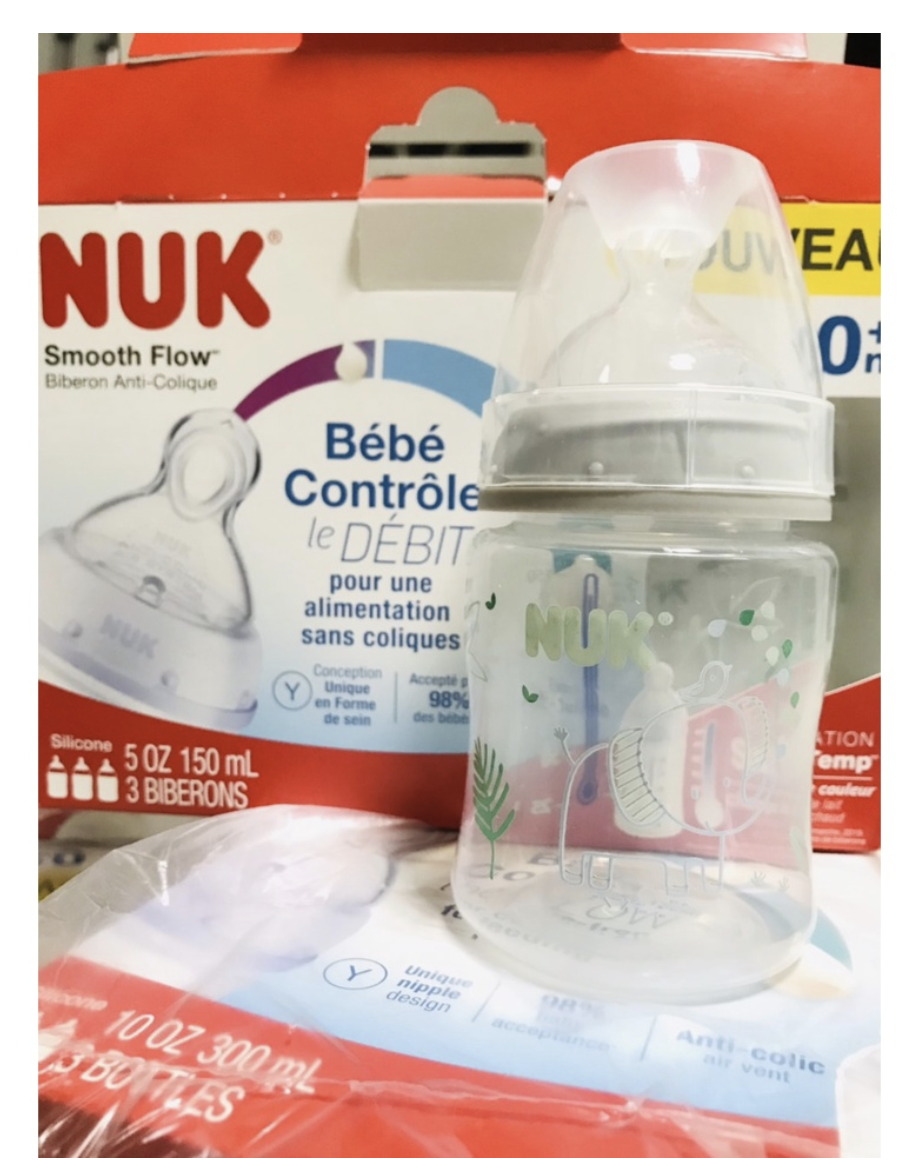 Bình sữa Nuk cổ rộng 150ml và 300ml