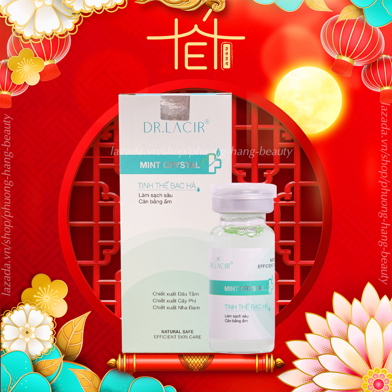 [10ml] Toner Tinh Thể Bạc Hà Dr.Lacir