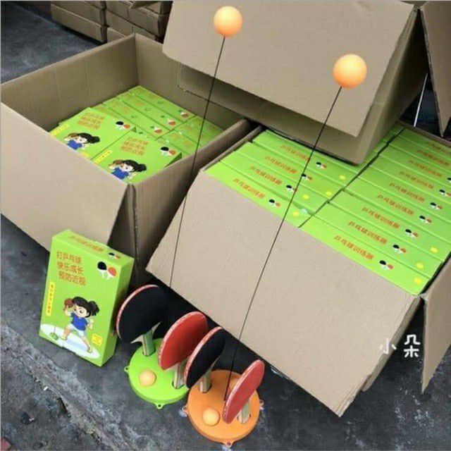 Bộ Đồ Chơi Bóng Bàn Phản Xạ cho bé ( vợt gỗ loại 1)