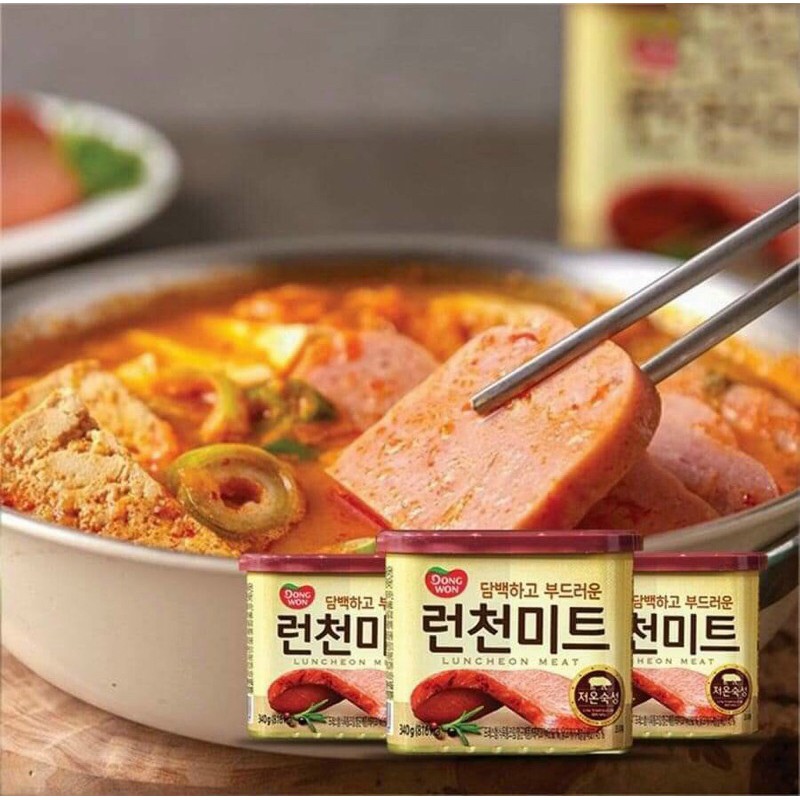Thịt Hộp Dong Won Luncheon Meat Hàn Quốc (hộp/340gr)