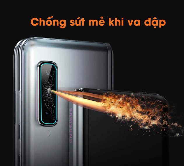 Dán camera Galaxy Fold trong suốt Dán camera Samsung Galaxy Fold chống xước bảo vệ camera
