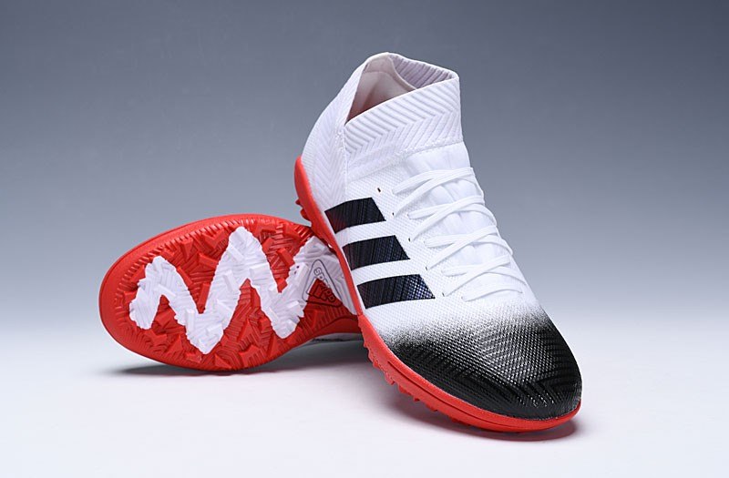 Giày đá bóng Nemeziz 18 trắng  nhân tạo (combo giày+túi+tất)