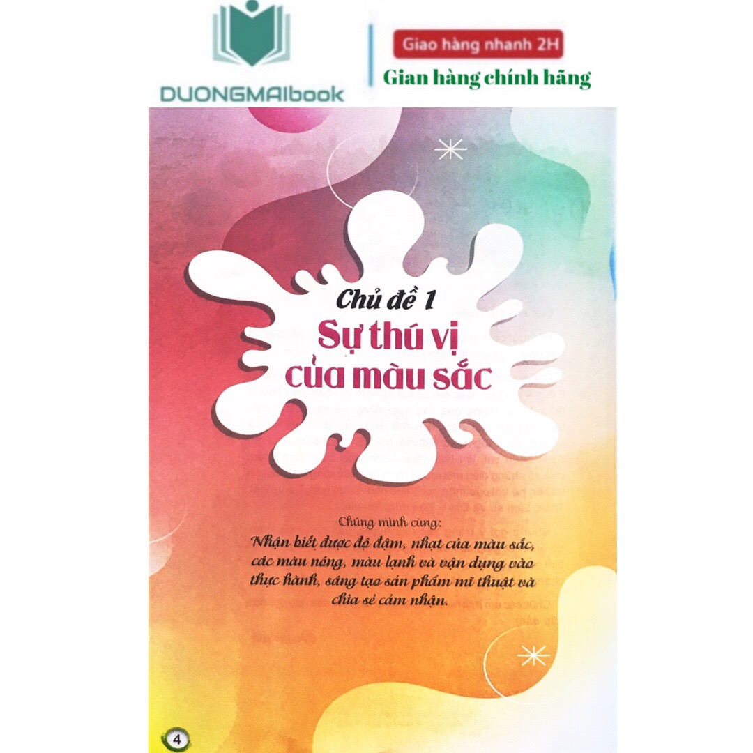 Sách - Mĩ thuật 4 Cánh diều (bán kèm 3 vở ô ly 48 trang)