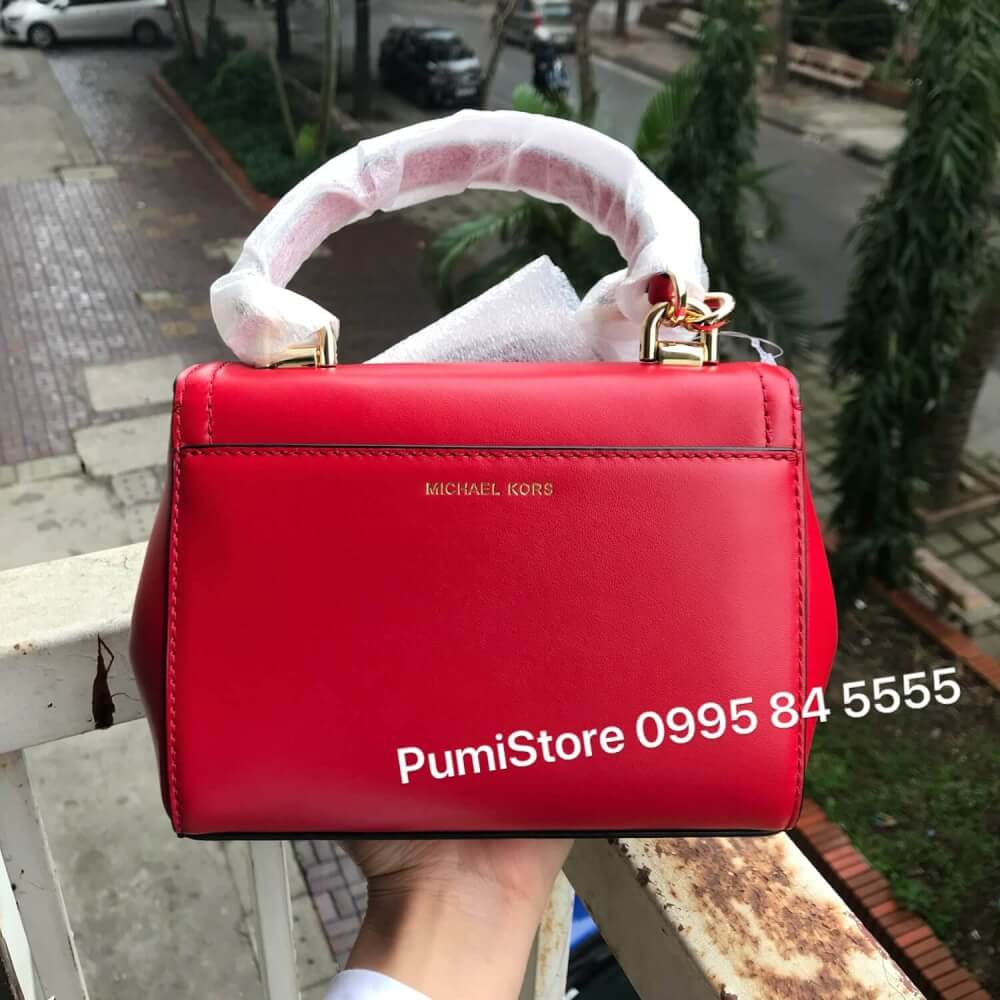Túi xách Michael Kors Ava XS Bright Red (đỏ da mềm)