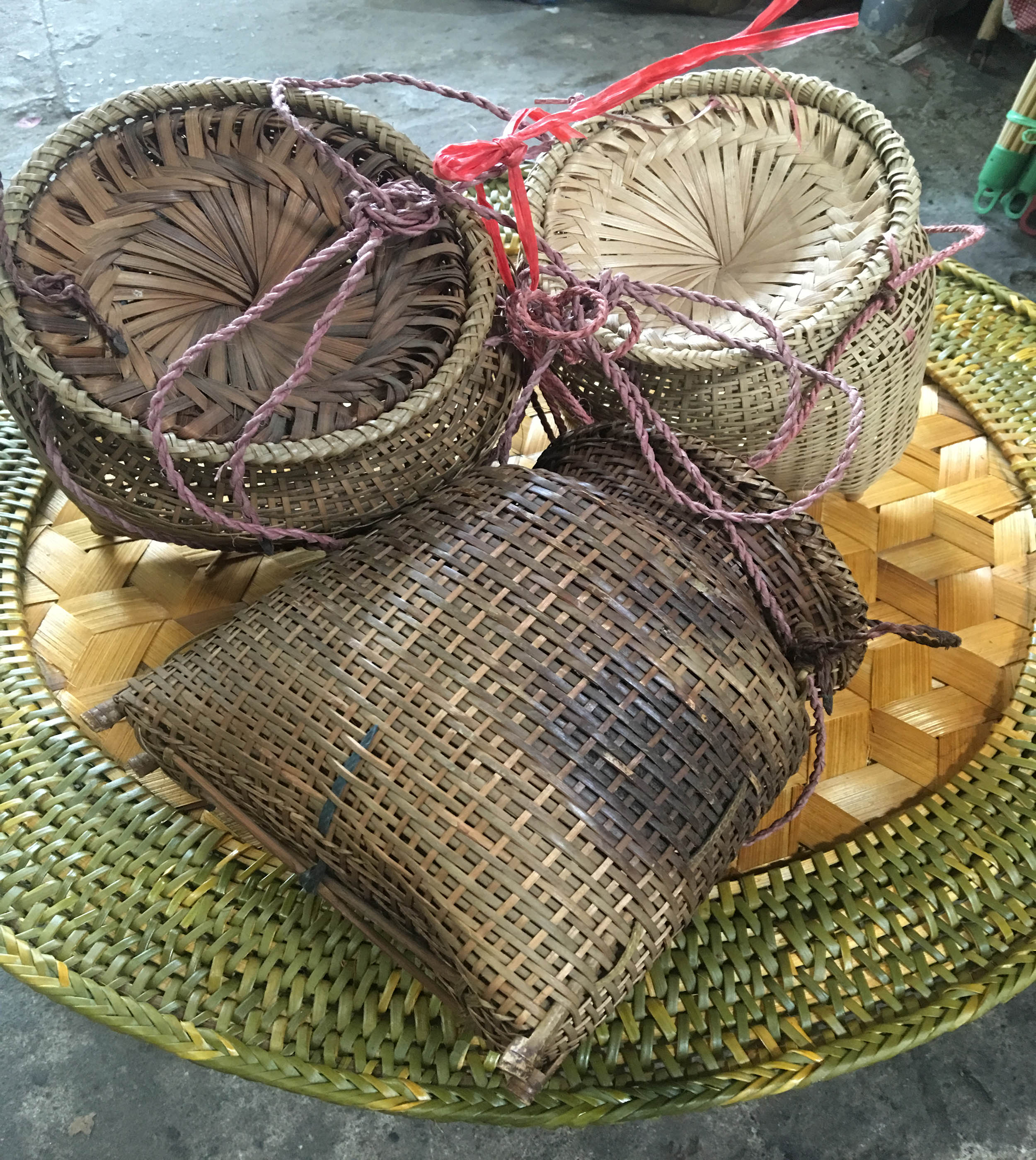 Giỏ Tre Đan Thủ Công Của dân tộc Thái