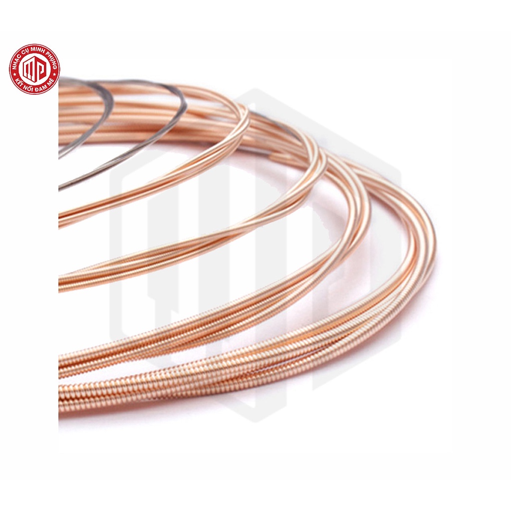 Bộ Dây đàn Acoustic Guitar Strings Elixir 11027 Nanoweb 80/20 Bronze Acoustic Guitar Strings 11-52 — E20-11027