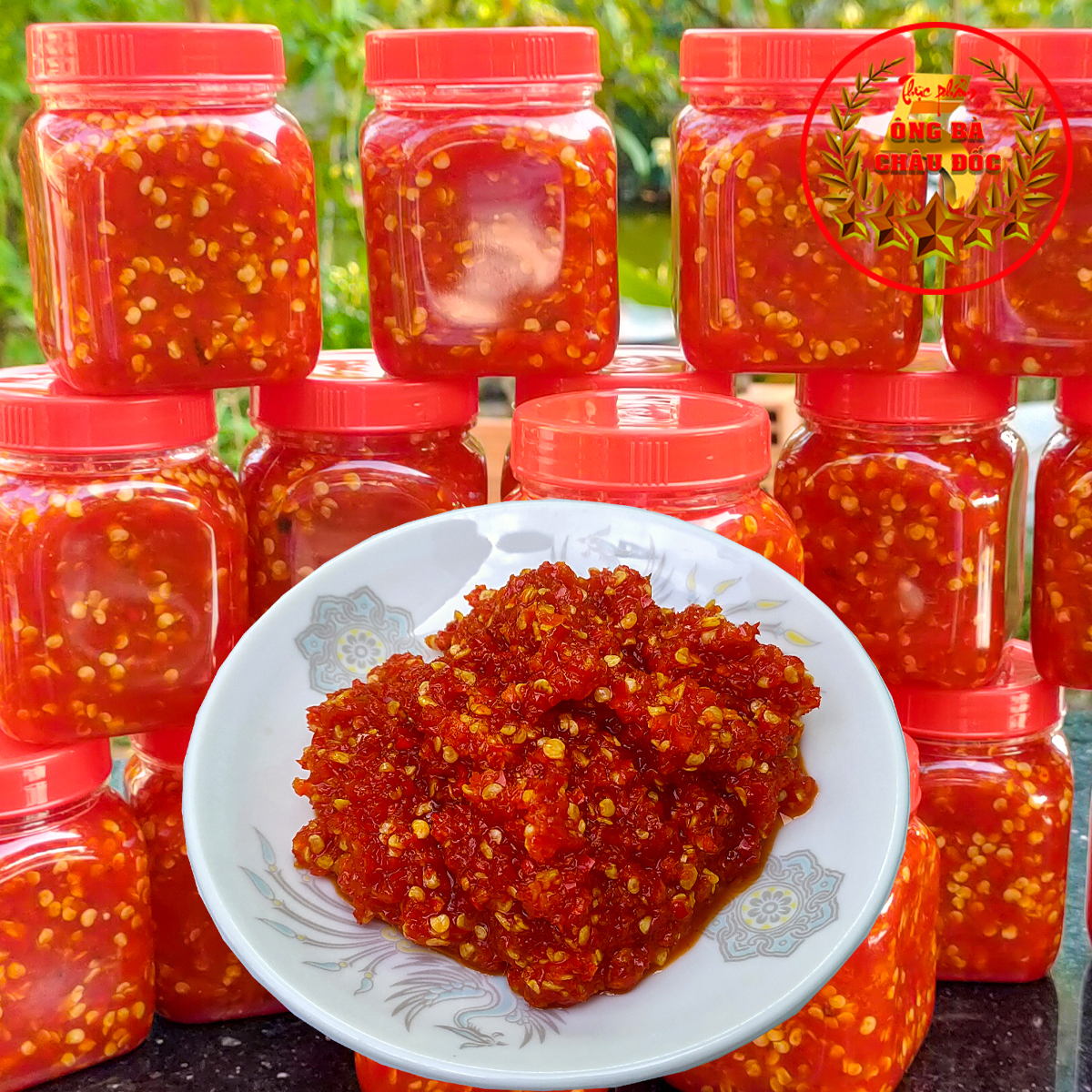 Ớt Xay Ngâm Đường Hủ 200gr