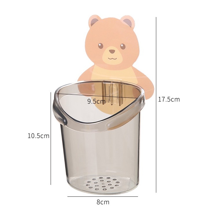 Cốc Gấu đựng bàn chải, kem đánh răng