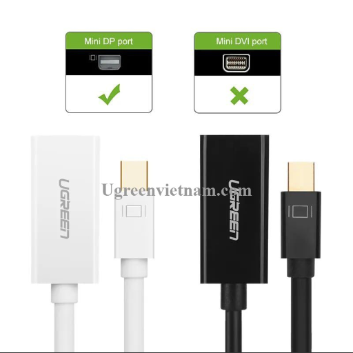 [HCM]Cáp Chuyển Đổi Mini DisplayPort ra HDMI 4K Cao Cấp UGREEN MD112