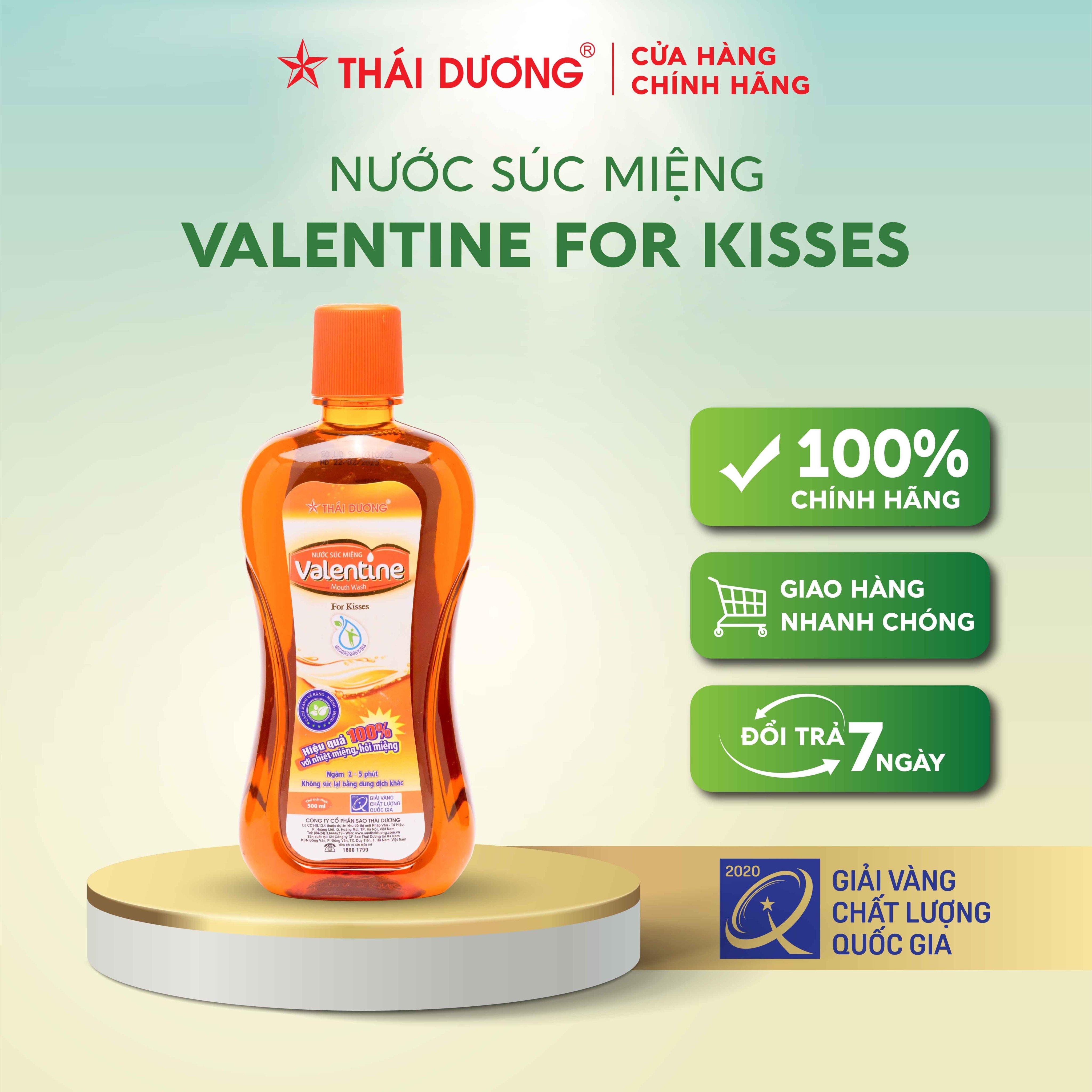 Nước Súc Miệng  Valentine Sao Thái Dương 500Ml