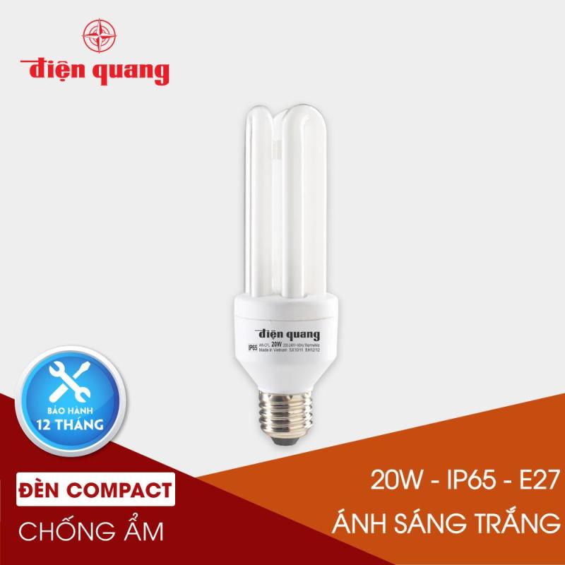 Đèn Compact Điện Quang ĐQ-CFL-AW-3U-20W-DL-E27
