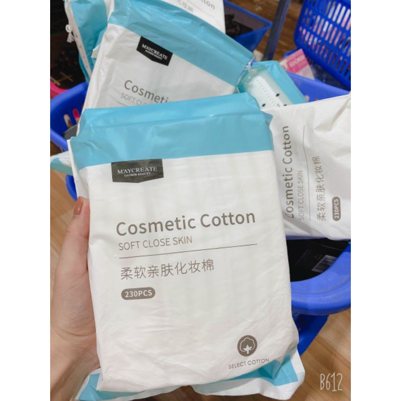 Bông Tẩy Trang Cosmetic Cotton Pad MayCreate 230 miếng