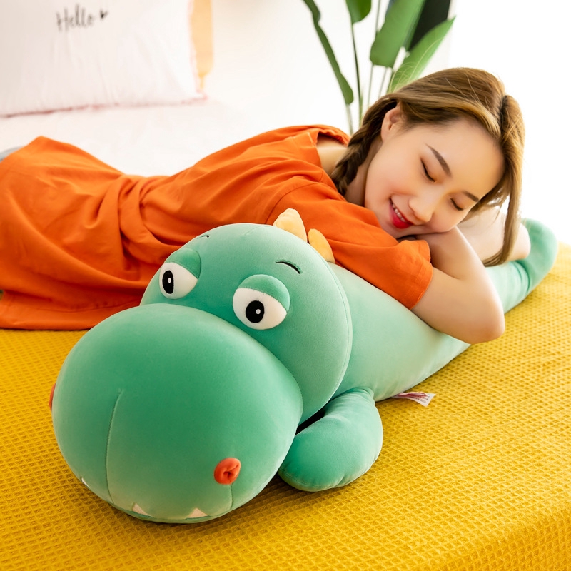 Gấu bông cá sấu bò chó 75cm 1m2