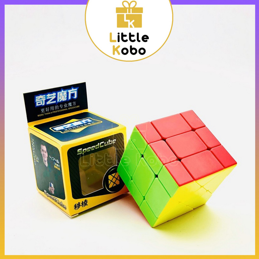 Rubik QiYi Fisher Cube Rubic Biến Thể Stickerless Đồ Chơi Trí Tuệ Trẻ Em Phát Triển Tư Duy Thông Minh - Little Kobo