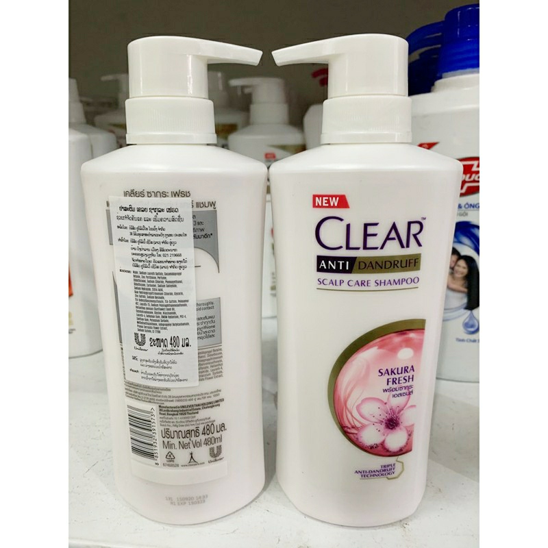 Dầu Gội Clear Anh Đào Thái Lan 480ml