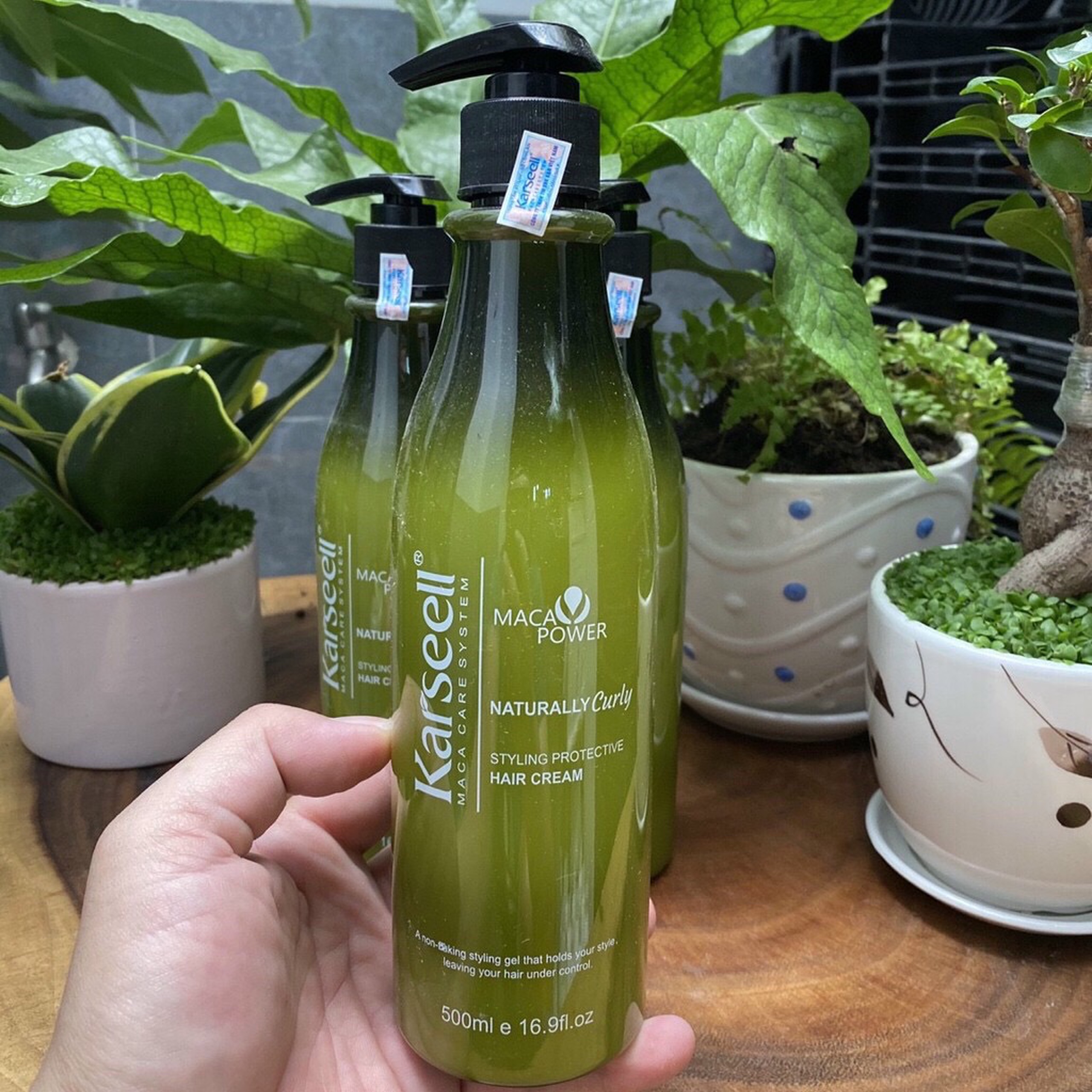 [HCM]Gel bóp tóc uốn xoăn Karseell Naturally Curly 500ml