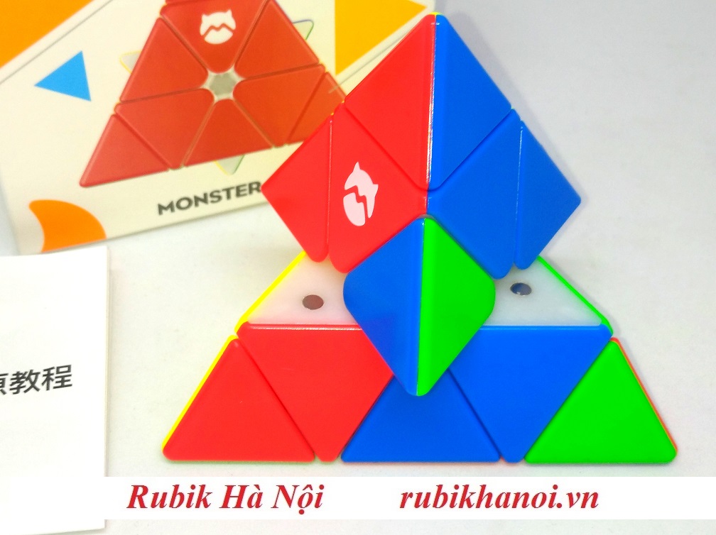 Rubik Pyraminx Gan Monster Go Có Nam Châm Cao Cấp