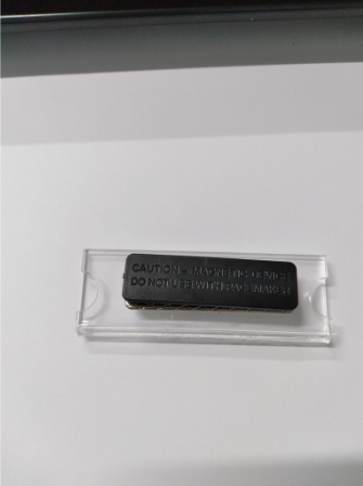 Nam châm bảng tên 3 nút siêu hút 45x13mm