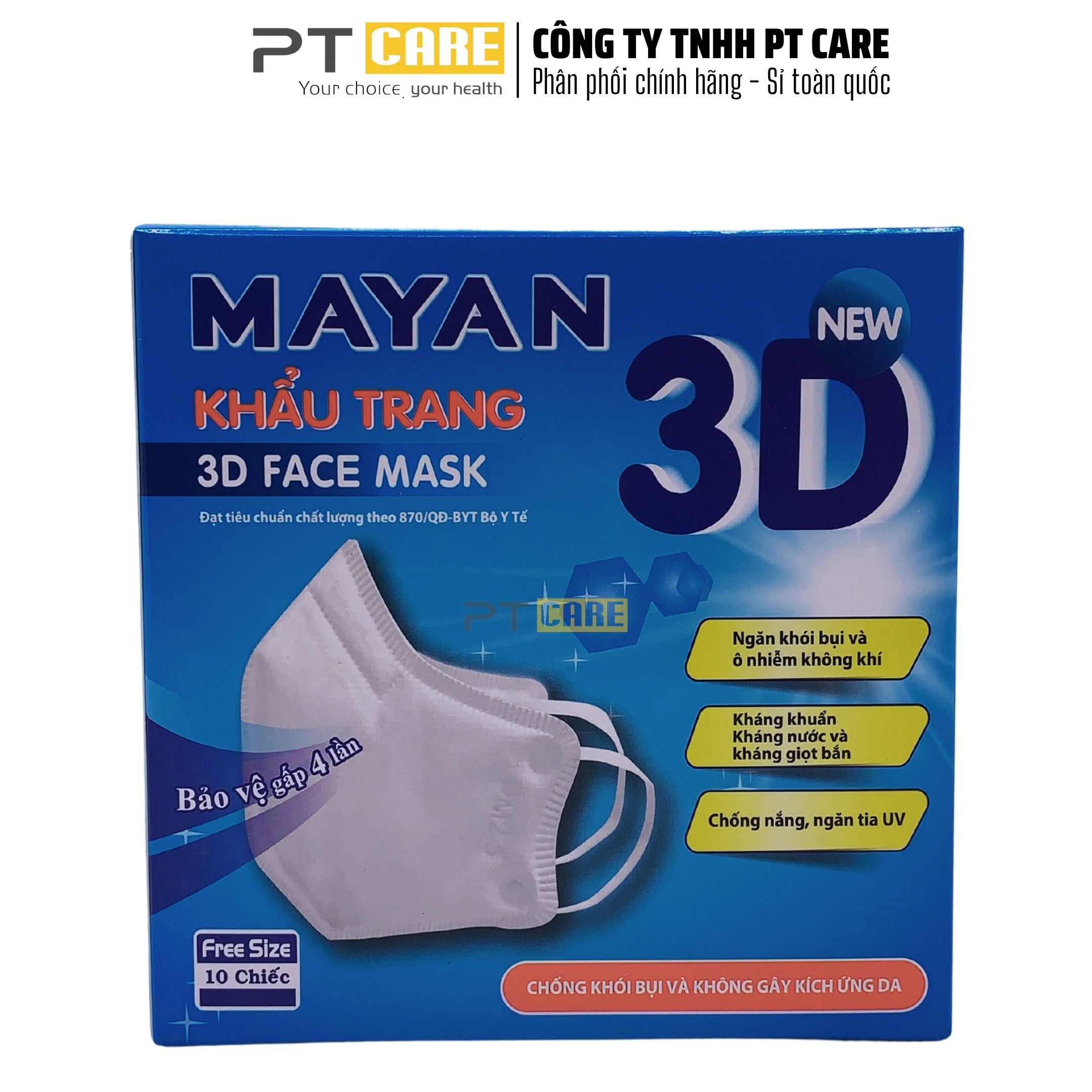 PT CARE | Khẩu trang Mayan N95/ 3D/ Jomi