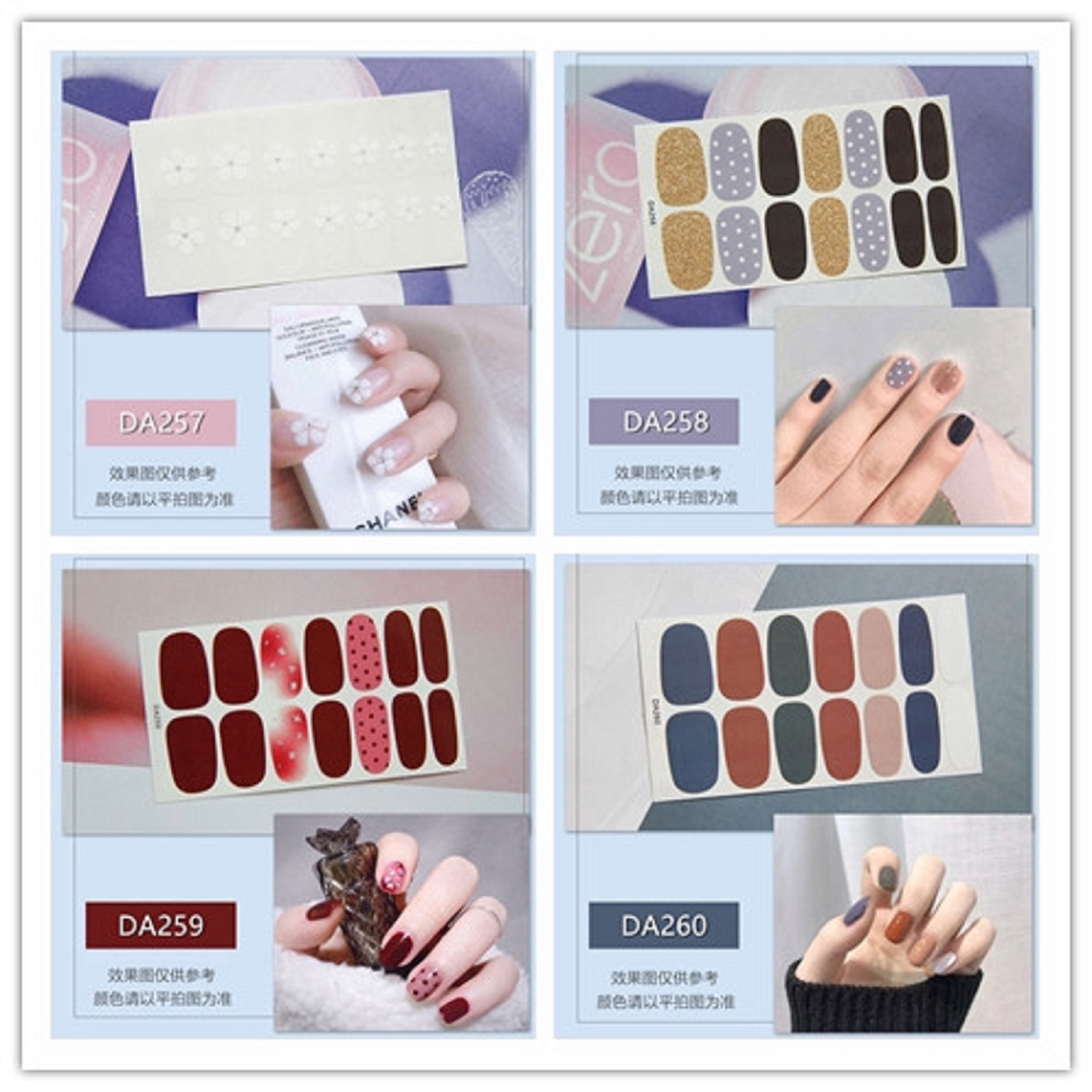 Sticker dán móng tay mẫu Tết mới về
