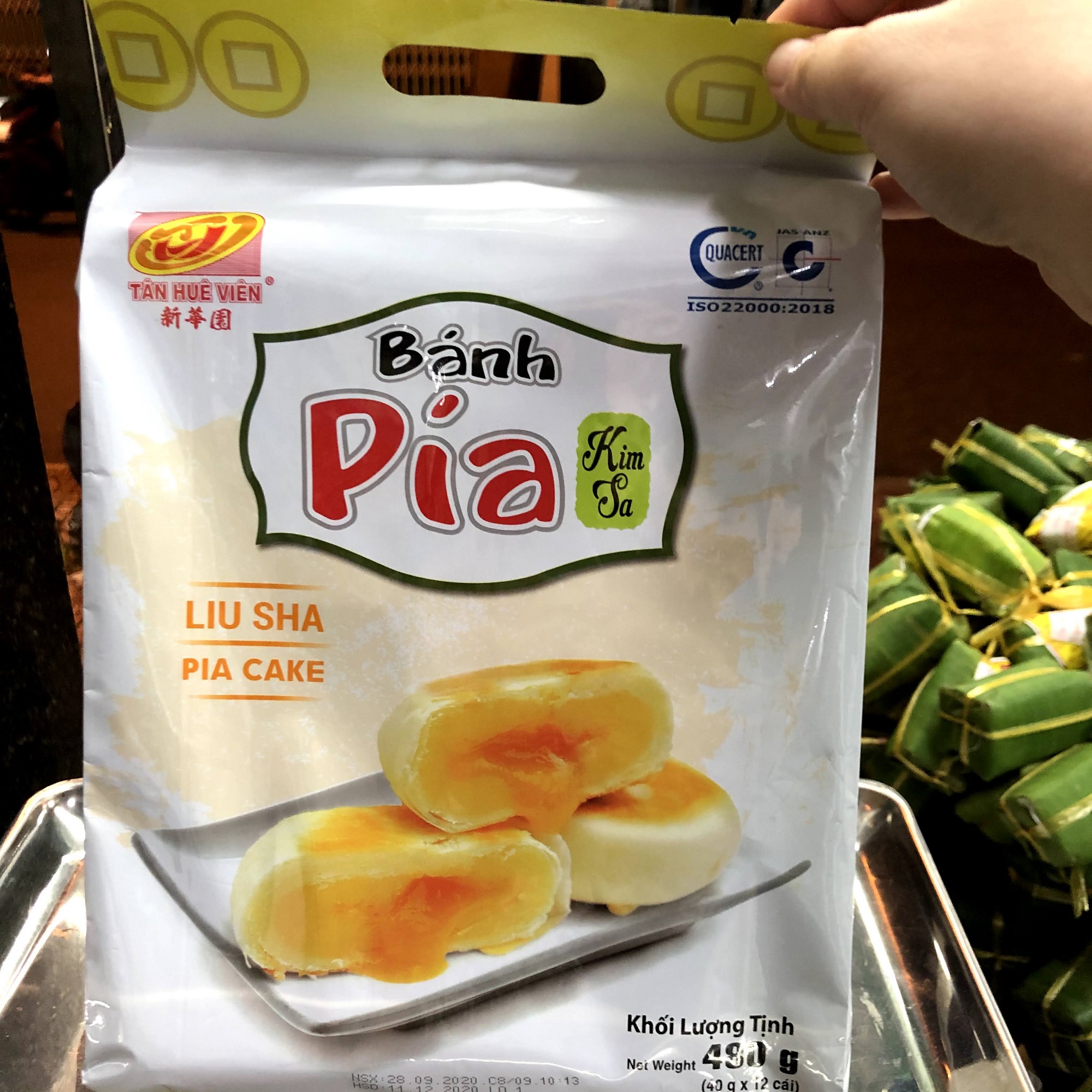 Bánh pía kim sa đậu 12 cái/gói