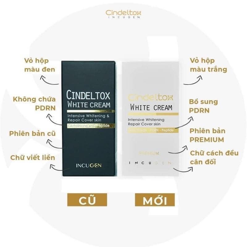 Kem dưỡng trắng da Cindel Tox White Cream 50ml